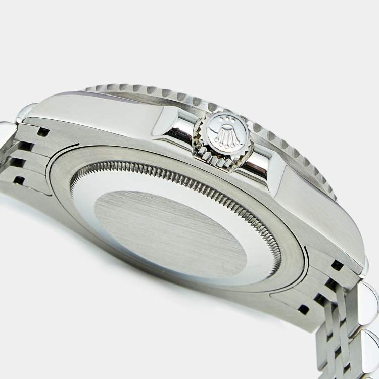 Pre Owned Rolex Black Cerachrome Stainless Steel GMT-Master II 126710BLRO Men's Wristwatch 40 mm