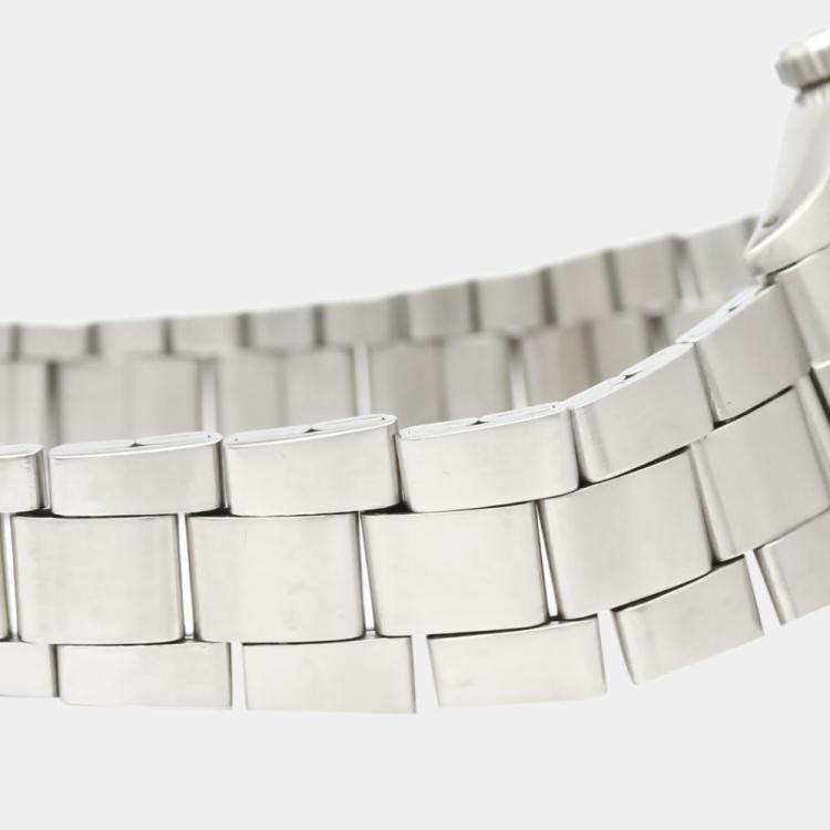 مملوكة مسبقًا Rolex Silver Stainless Steel Oyster Precision 6427 Hand-Winding Vintage Men's Wristwatch 35 MM
