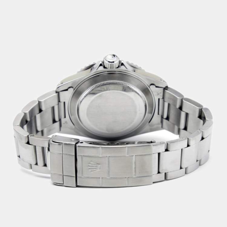 Pre Owned Rolex Black Stainless Steel Submariner 116610 Men's Wristwatch 40 mm