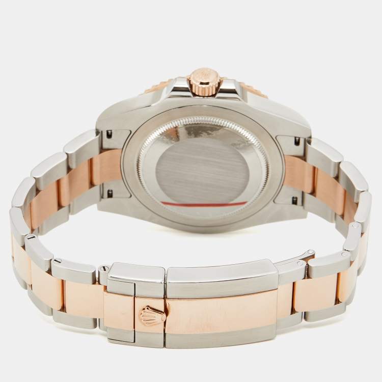 مملوكة مسبقًا Rolex Black Cerachrom 18K Everose Gold Oystersteel GMT-Master II 126711CHNR-0002 40 mm