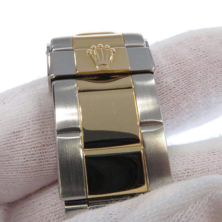 Pre Owned Rolex Black 18K Yellow Gold And Stainless Steel Cosmograph Daytona 16523G Automatic Men's Wristwatch 40 mm
