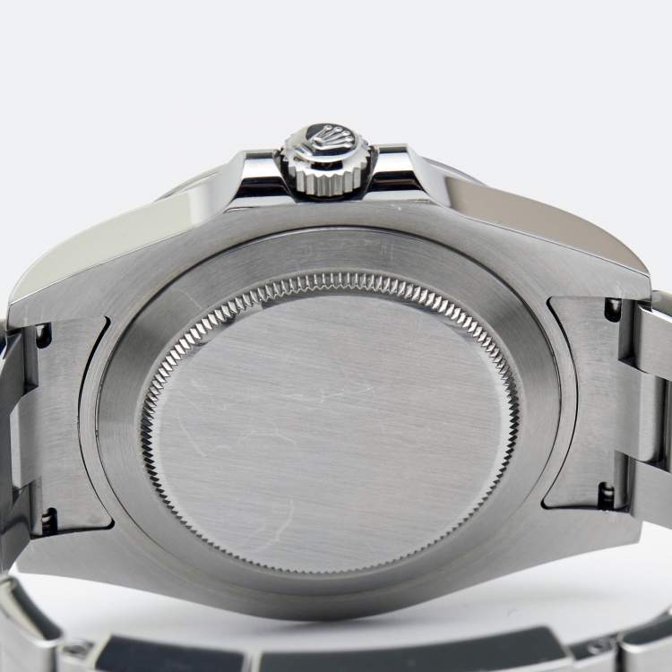 Pre Owned Rolex Black Stainless Steel Explorer II 216570-0002 Men's Wristwatch 42 mm