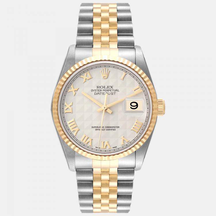 Rolex datejust hot sale mens gold