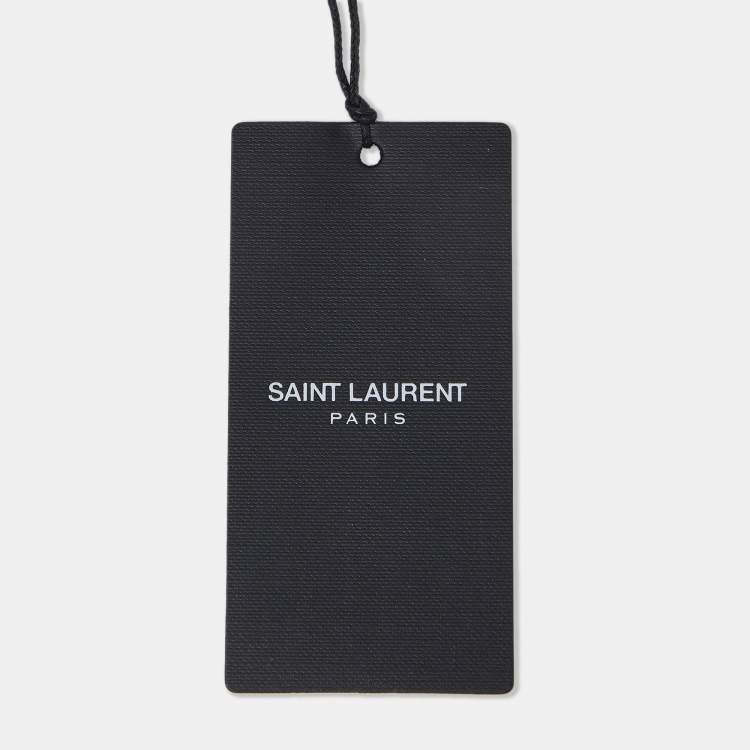 Pre Owned Saint Laurent Paris White Cotton Bow Tie