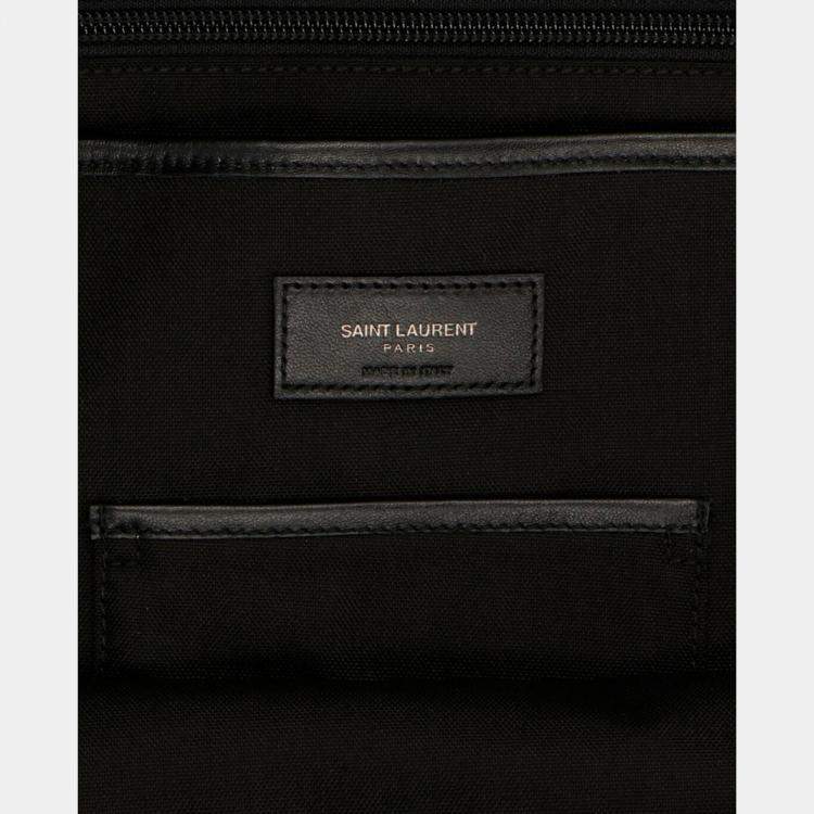 Pre Owned Saint Laurent Nero/Argento Nylon Backpack