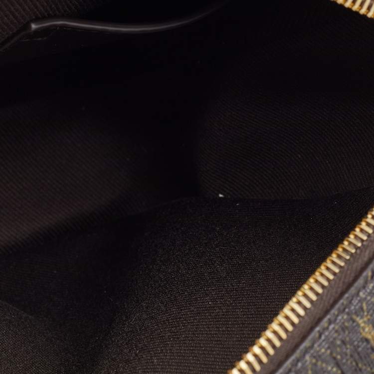 Pre Owned Saint Laurent Monogram Coated Canvas and Leather Le Monogramme Crossbody Bag