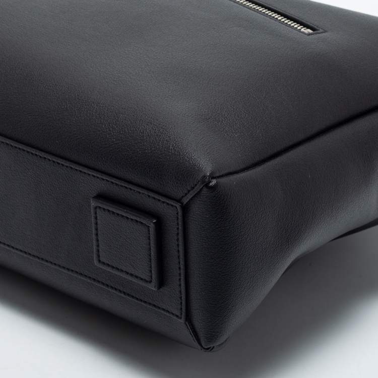 Pre Owned Saint Laurent Black Leather Briefcase