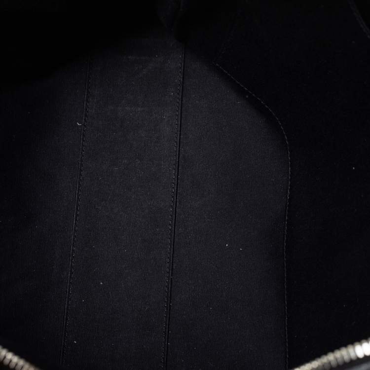 Pre Owned Saint Laurent Black Leather Briefcase