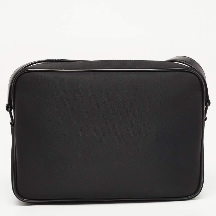 Pre Owned Saint Laurent Black Nylon Camp Camera Bag