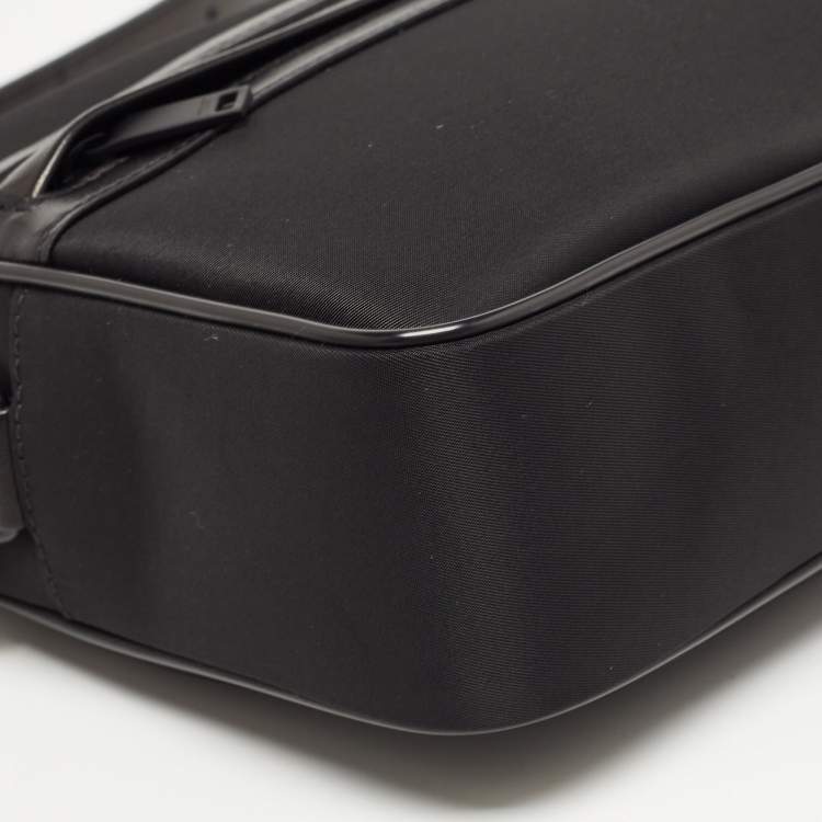 Pre Owned Saint Laurent Black Nylon Camp Camera Bag