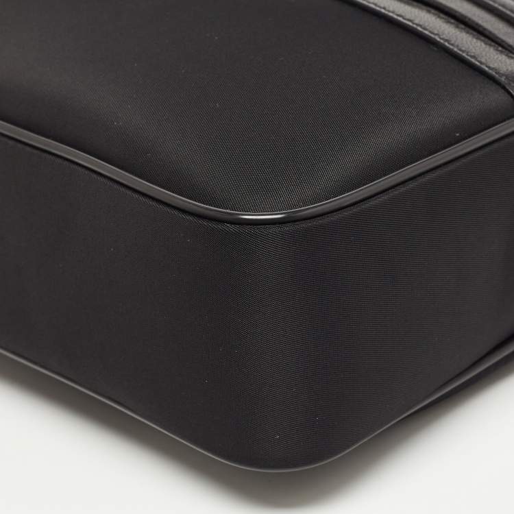 Pre Owned Saint Laurent Black Nylon Camp Camera Bag