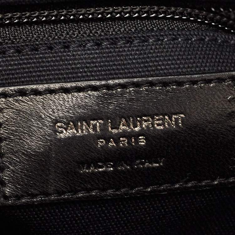 Pre Owned Saint Laurent Black Nylon Camp Camera Bag