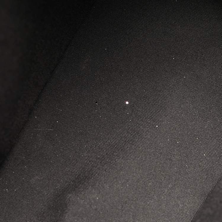 Pre Owned Saint Laurent Black/Silver Glitter City Backpack