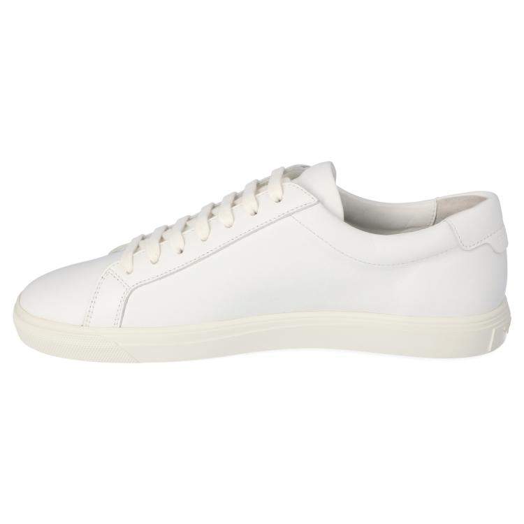 Pre Owned Saint Laurent White Leather Andy Low-Top Sneakers Size EU 40