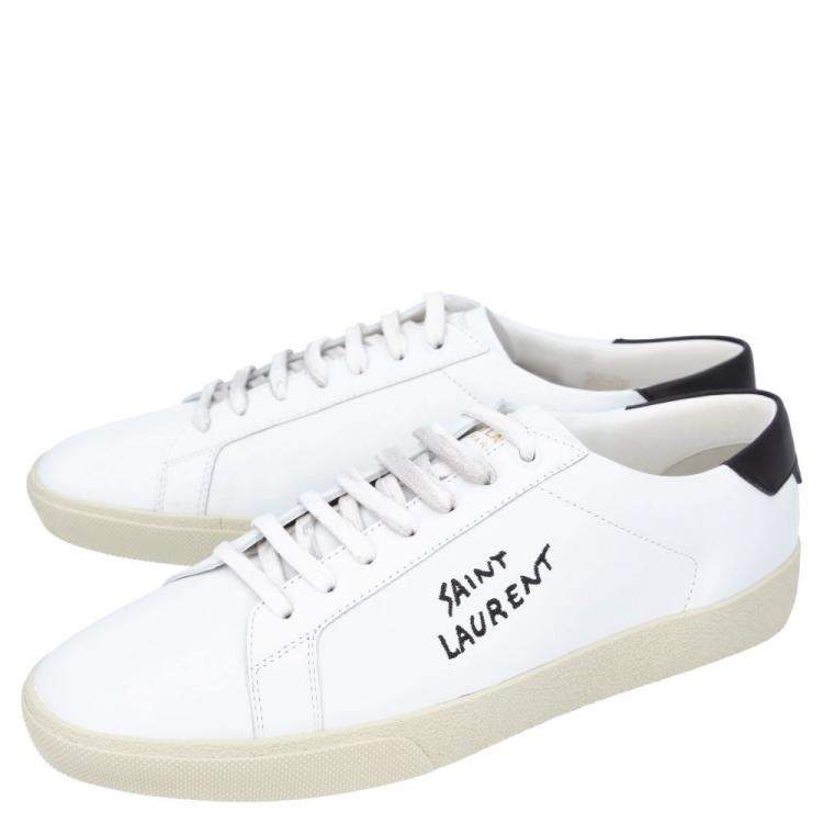 Pre Owned Saint Laurent Paris Court Classic SL/06 Sneakers Size EU 43