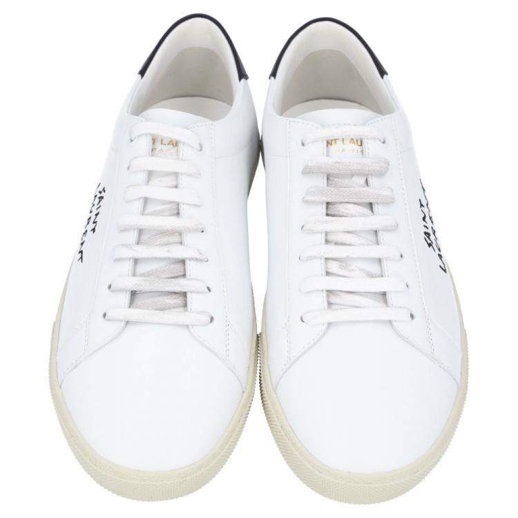 Pre Owned Saint Laurent Paris Court Classic SL/06 Sneakers Size EU 43