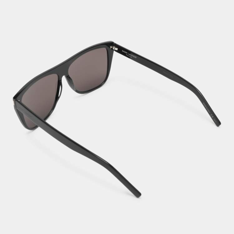Pre Owned Saint Laurent Black SL1 SLIM 001 Wayfarer Sunglasses