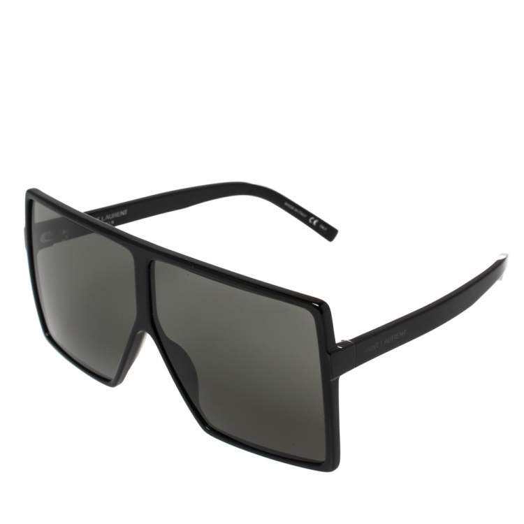 Pre Owned Saint Laurent Black SL183 Oversized Betty Sunglasses