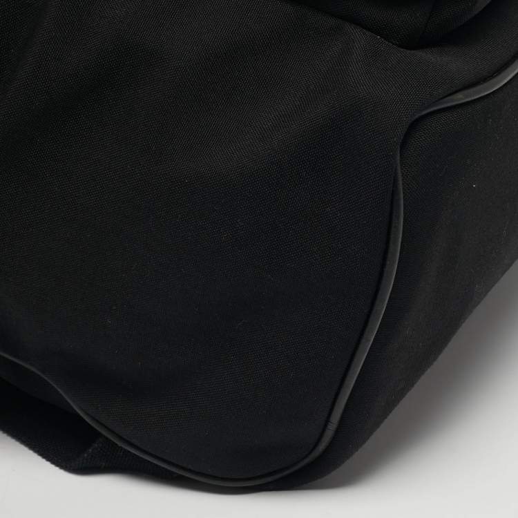 Pre Owned Saint Laurent Classic Black Canvas Backpack