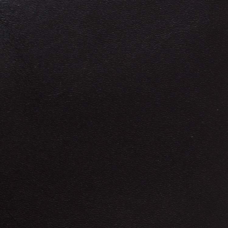 Pre Owned Saint Laurent Dark Chocolate Leather Bifold Wallet