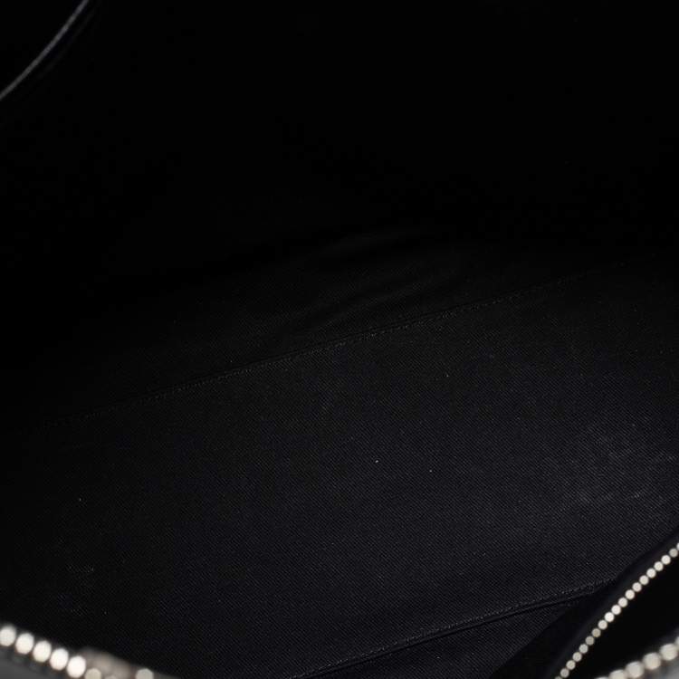Pre Owned Saint Laurent Black Leather Large Sac De Jour Tote