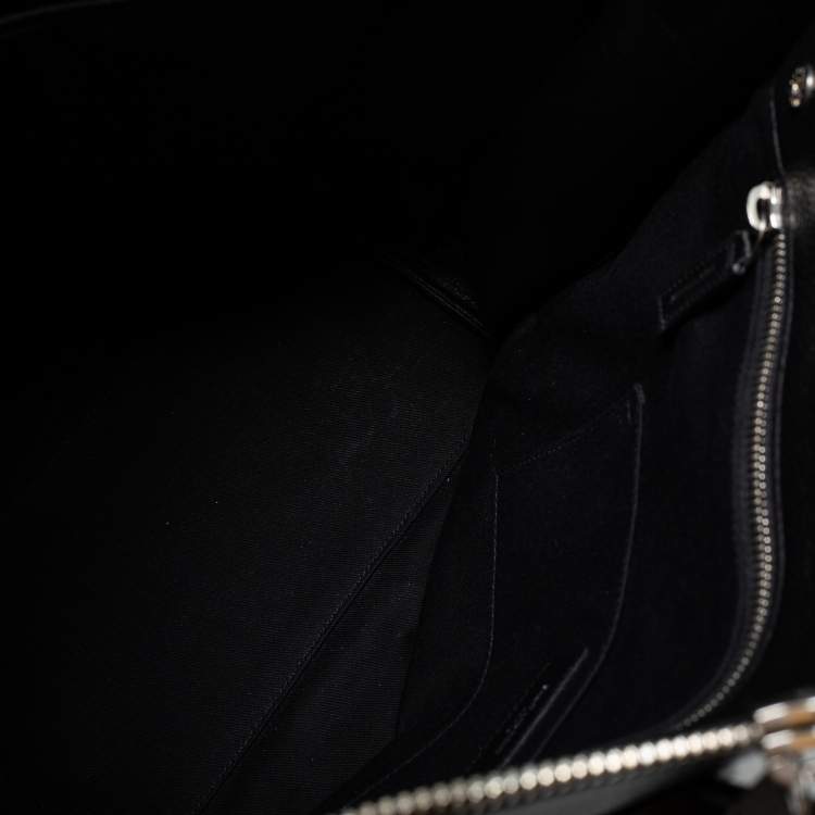 Pre Owned Saint Laurent Black Leather Large Sac De Jour Tote