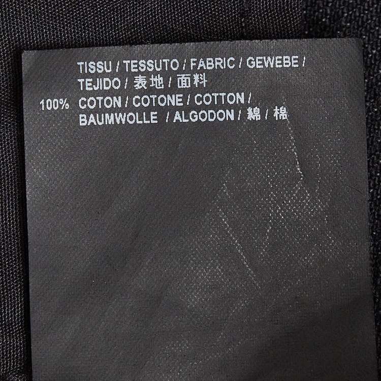 مملوكة مسبقًا Saint Laurent Paris Black Washed Denim Raw Edge Shorts Waist 32"