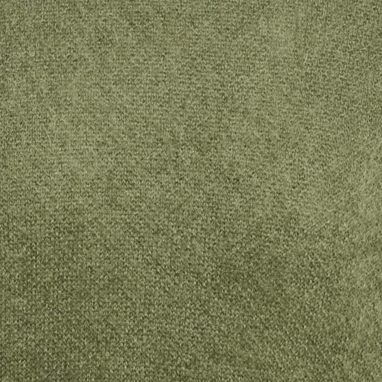 Pre Owned Saint Laurent Paris Green Mohair Knit Crew Neck Sweater XXL