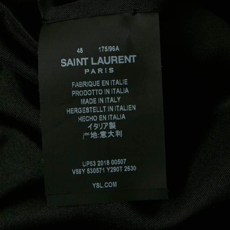 Pre Owned Saint Laurent Brown Corduroy Single Breasted Blazer M