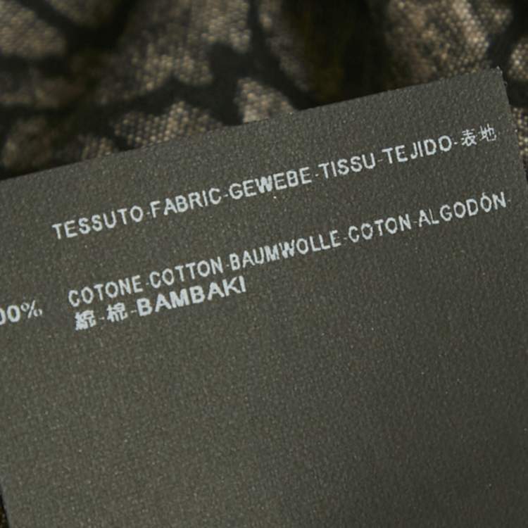 Pre Owned Saint Laurent Paris Black Printed Cotton T-Shirt S