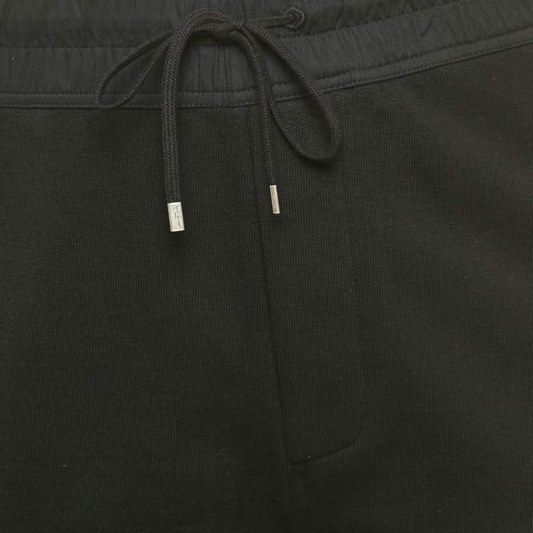 Pre Owned Saint Laurent Paris Black Cotton Shorts XL