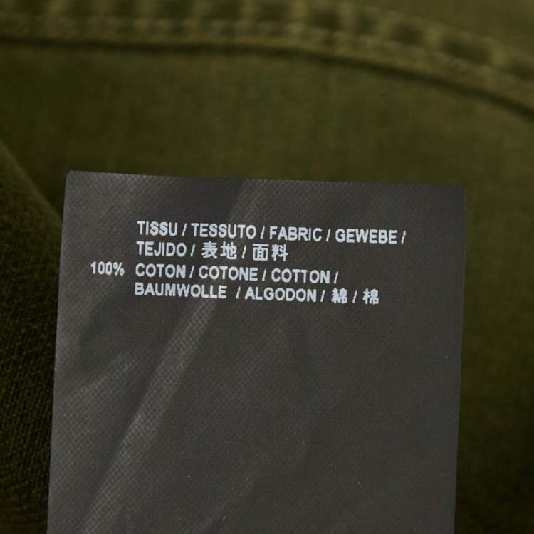 مملوكة مسبقًا Saint Laurent Paris Green Cotton Jacket L