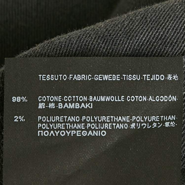 Pre Owned Saint Laurent Paris Grey Denim Straight Leg Jeans M Waist 36"