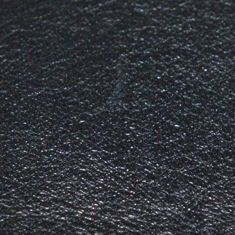 Pre Owned Saint Laurent Paris Black Leather Flight Jacket M