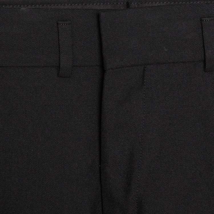 Pre Owned Saint Laurent Paris Black Wool Tailored Pants XS