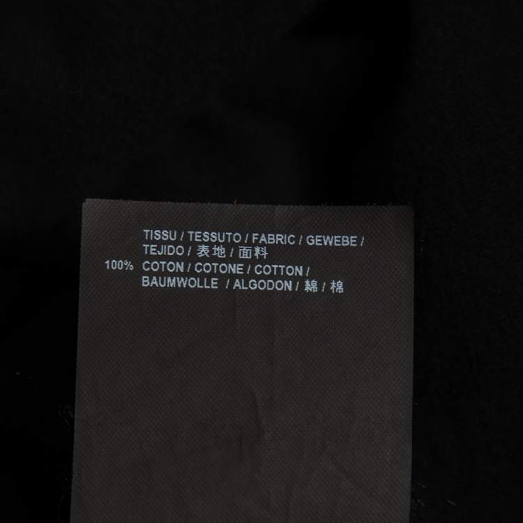 Pre Owned Saint Laurent Paris Black Sweet Dreams Shark Printed Cotton T-shirt M