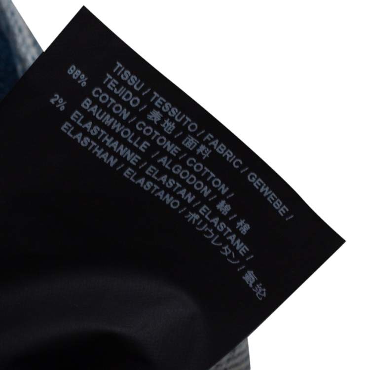 Pre Owned Saint Laurent Paris Blue Washed Out Denim Distressed Jeans S