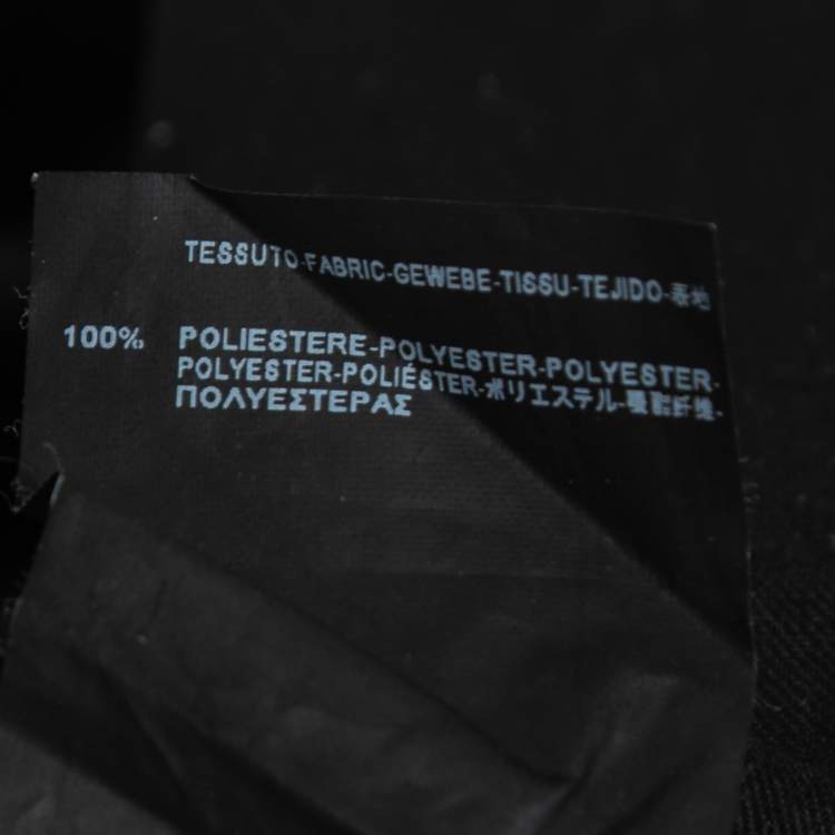 Pre Owned Saint Laurent Black Vinyl Faux Leather Trousers M