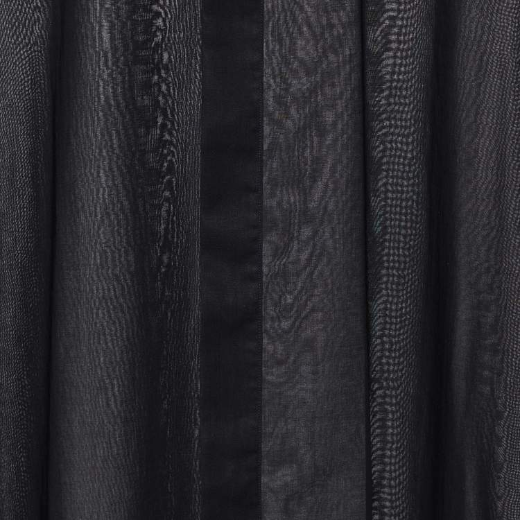 Pre Owned Saint Laurent Paris Black Cotton Button Front Shirt L