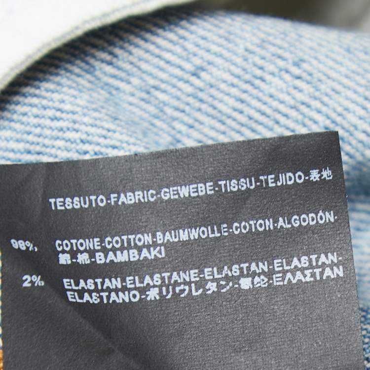 Pre Owned Saint Laurent Blue Denim Slim Fit Jeans S Waist 31"