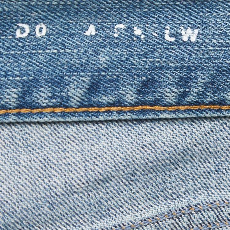 Pre Owned Saint Laurent Blue Denim Slim Fit Jeans S Waist 31"