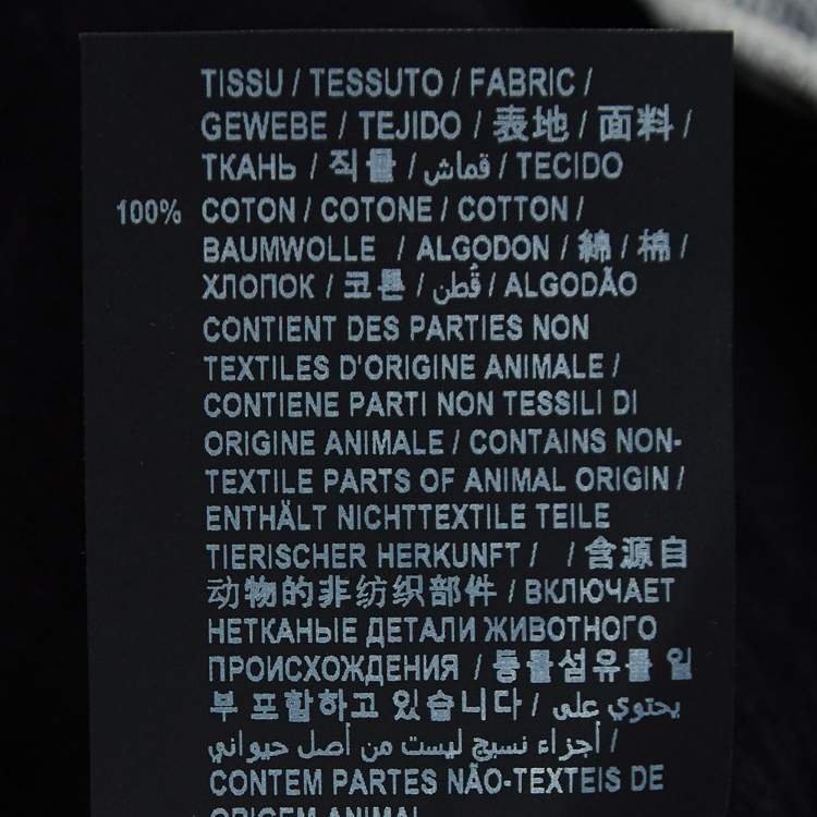 Pre Owned Saint Laurent Paris Grey Leopard Print Denim Shorts M Waist 32''