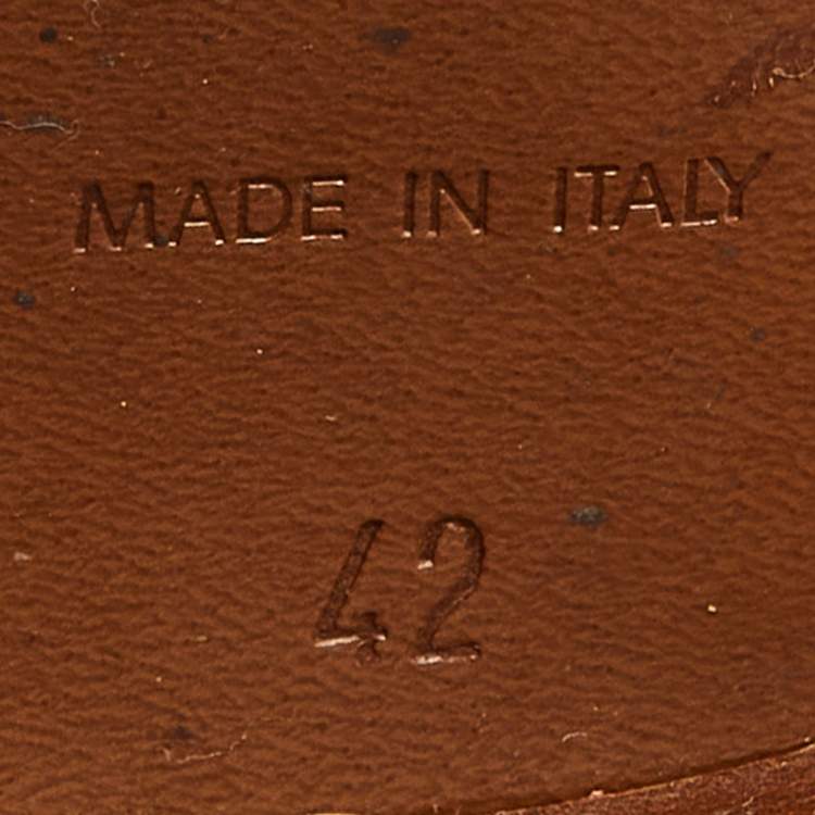 Pre Owned  Saint Laurent Tan Suede Ankle Length Boots Size 42