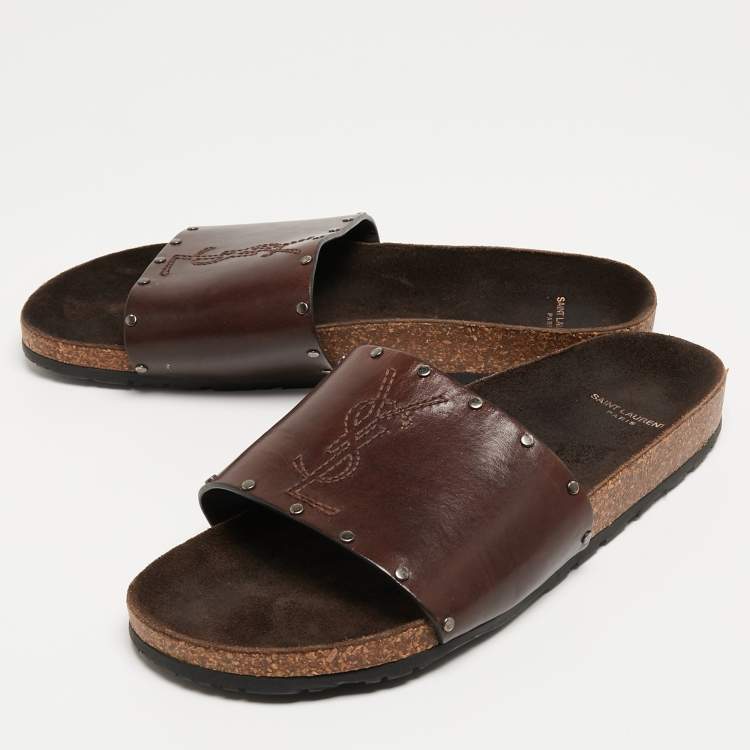 Saint laurent hot sale mens slides