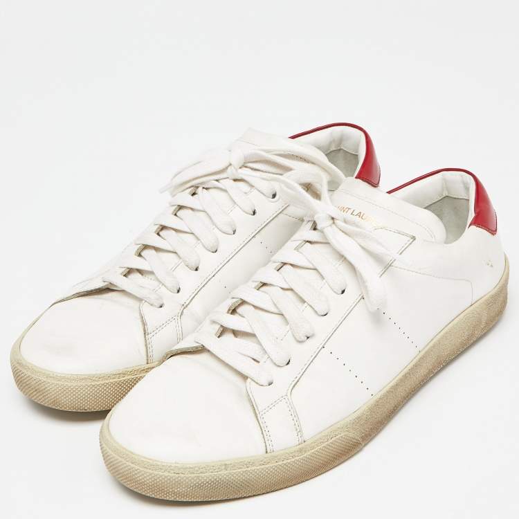 Saint laurent shoes on sale white