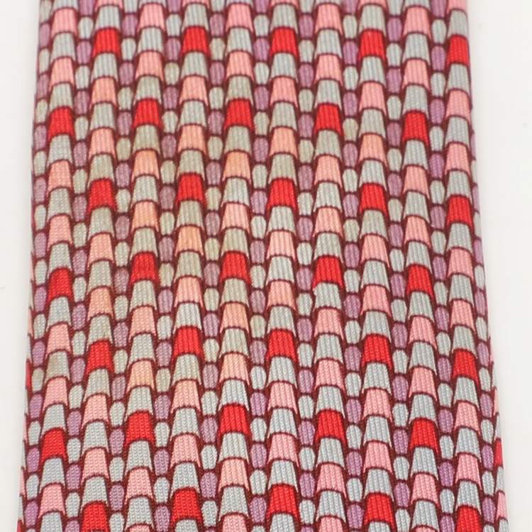 Pre Owned Salvatore Ferragamo Multicolor Silk Tie