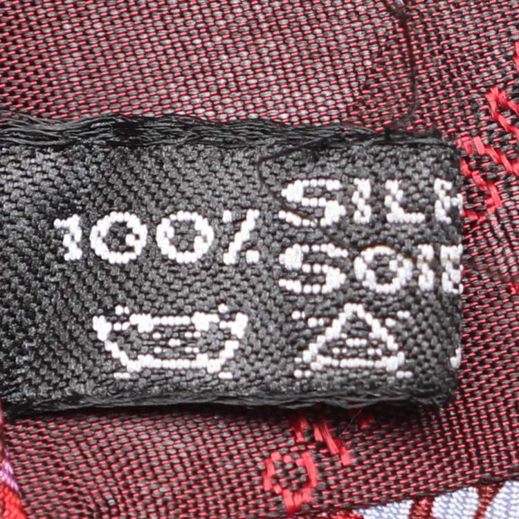 Pre Owned Salvatore Ferragamo Multicolor Silk Tie