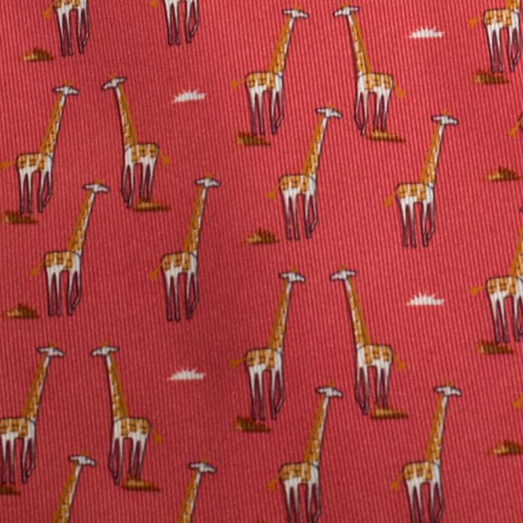 Stork Delivery Pink Silk Tie, Animal Neckties