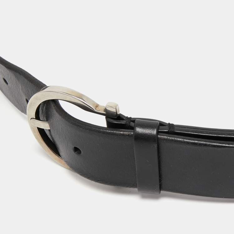 SALVATORE FERRAGAMO Ferragamo Double Gancio Buckle Belt - Black for Men