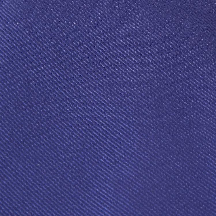 Pre Owned Salvatore Ferragamo Navy Blue Diagonal Striped Silk Tie